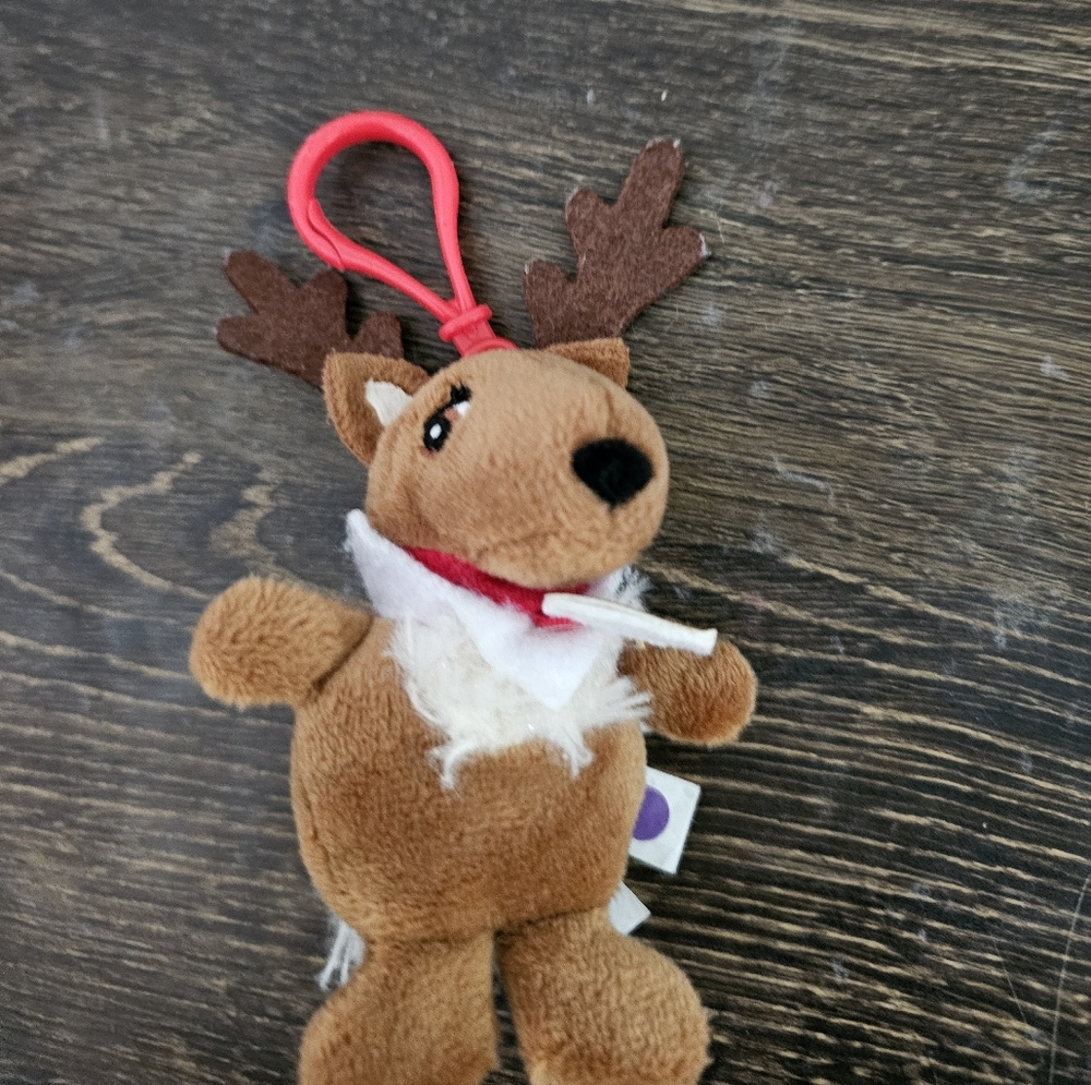 Elf Pets Reindeer Plush Keychain Elf On Shelf Christmas Holiday Toy